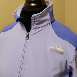 The north face apex jacket periwinkle blue euc